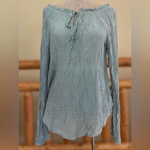 Boho Off-Shoulder Blouse - blu pepper (Buckle) - Size M